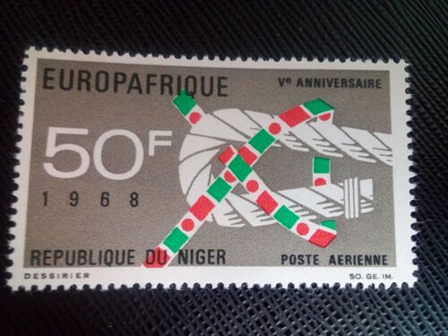 Timbre Niger Y T Pa 89 La 5ème Organisation Économique Euro-Africaine Europafrique 1968 ( 040307 )*