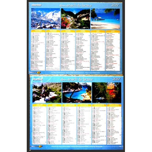 Almanach Du Facteur = 2011. "Paysages Divers" Vendee -85