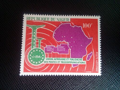 Timbre Niger Y T Pa 75 Union Africaine Des Postes 1967 ( 040307 )*
