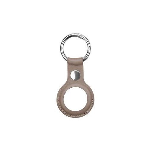 Porte-Clés Etui En Cuir Pu Marron Pour Airtag Universel Ilike