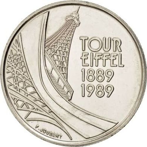 Pièce De 5 Francs-Tour Eiffel 1889-1989