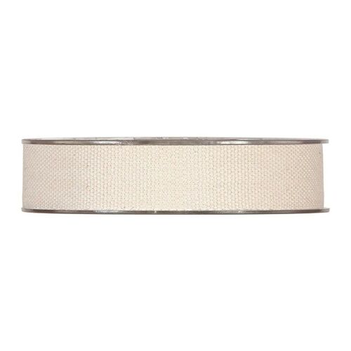 RUBAN DE COTON 25MMX10M NATUREL
