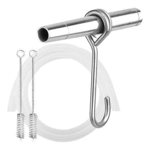 Maple Syrup Tapping Kit Stainless Steel Maple Tree Spiles Food Grade Tubing Cleaning Brushes Maple