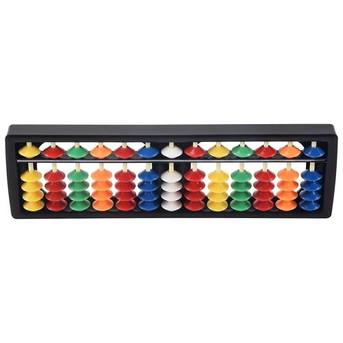 Portable Plastic Abacus Arithmetic Abacus Calculation Tool