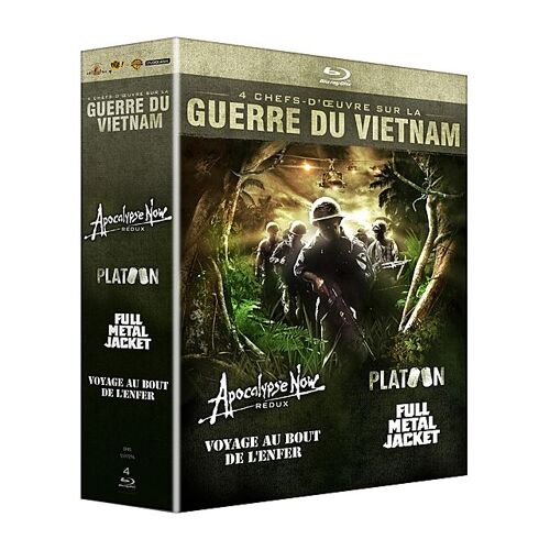 Guerre Du Vietnam - Coffret 4 Films : Apocalypse Now + Platoon + Full Metal Jacket + Voyage Au Bout De L'enfer - Pack - Blu-Ray