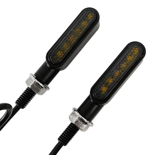 2pcs Motorcycle Dynamic Turn Signals 6led Motorcycle Blinkers Indicators For Motorbike Scooter Moto
