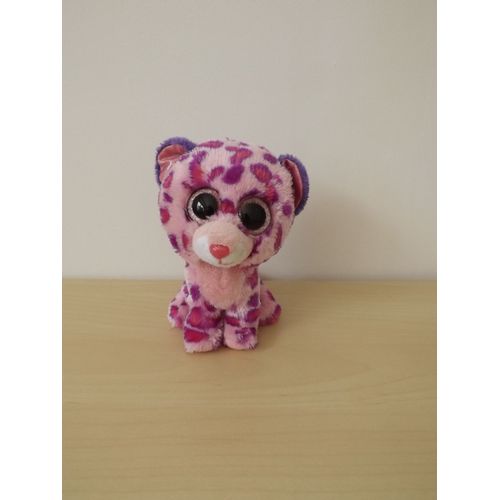 Peluche Chat Léopard Rose Violet Beanie Boos Ty