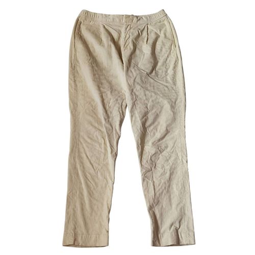 Pantalon Crème Velours Côtelé Taille 52