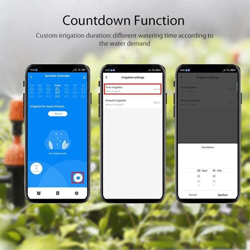 Zigbee Waterer Doodle Smart Single Way Garden Waterer Timer Multifunction Convenient Waterer B