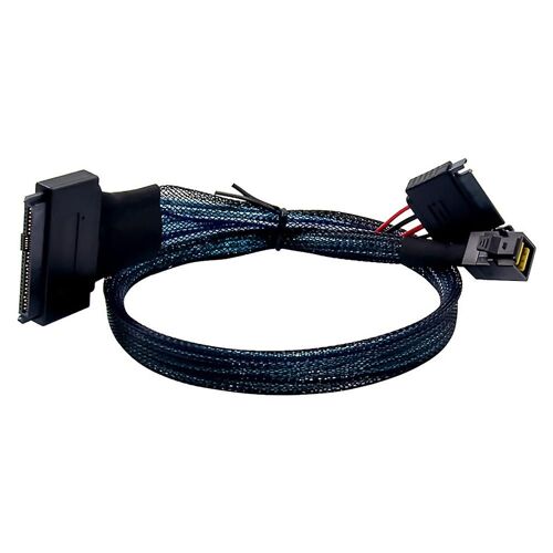 SAS 3.0 to U.2 Cable SFF8643-SFF8639 (1-1) 12GB/S SAS Data Cable Built-in Mini SAS-HD High-Speed Tr