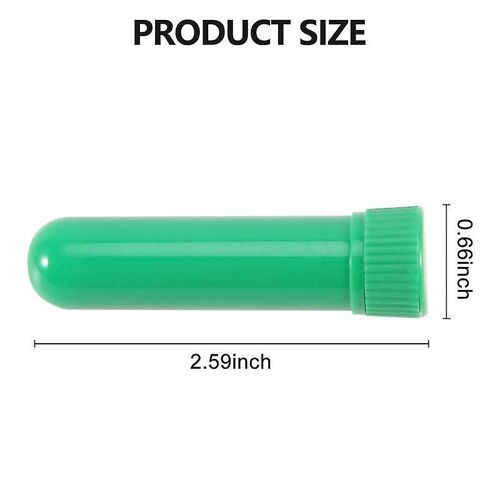 12PCS New Aromatherapy Oil Aromatherapy Blank Nasal Inhaler Stick Portable