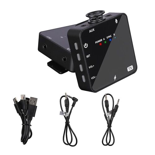 UHF Wireless Lavalier Interview Microphone for Audio Recording on Cell Phones and DSLR Cameras, WM1