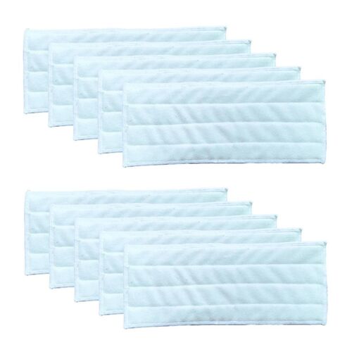 10Pack Microfiber Cleaner Pads Compatible for 2.633-132.0 Panni Mop Per Pulizia KV4, KV4 Premium,WV