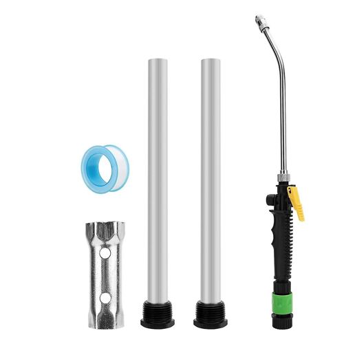 RV Anode Rod and Cleaning Kit,9.26in Magnesium Rod with 3/4in NPT Thread for , Hot Water Heater Flu