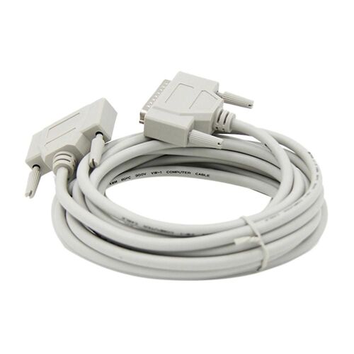 Câble d'extension 25 broches M vers trou F, DB25 - Câble d'extension d'imprimante parallèle (25 broches, mâle vers femelle, 1,5 mètre)