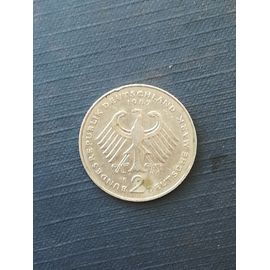 Pièce De 2 Deutsche Mark - Théodor Heuss - Allemagne (R.F.A.) - 1987 F