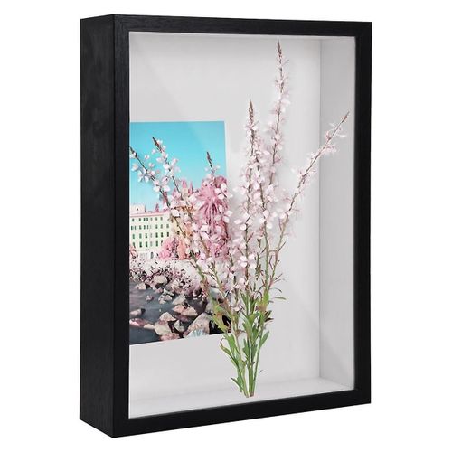 Shadow Box A4, 5CM Deep Box Photo Frame for Tabletop and Wall,3D Picture Frame Display Box for Craf