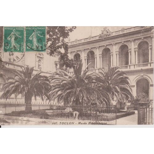 Cpa 1915 Toulon Musée Bibliothèque