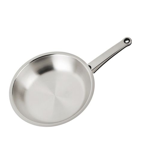 Ecovitam | Poêle Inox 18/10 | Diamètre 20cm | Tous Feux Dont Induction - Fabriqué En Italie