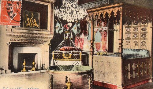 Cpa - Lieux- Chateaux- Rois - Pau- Le Chateau - Chambre Ou Est Ne Henri Iv