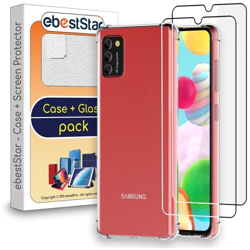 Ebeststar - Coque Samsung Galaxy A41 Etui Silicone Slim Coins Rebords Renforcés Invisible Antichoc, Transparent [Dimensions Precises Smartphone : 149.9 X 69.8 X 7.9 Mm, Écran 6.1''] [Nb: Lire Description]