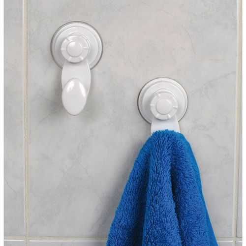 Crochets Ventouses Blancs X2