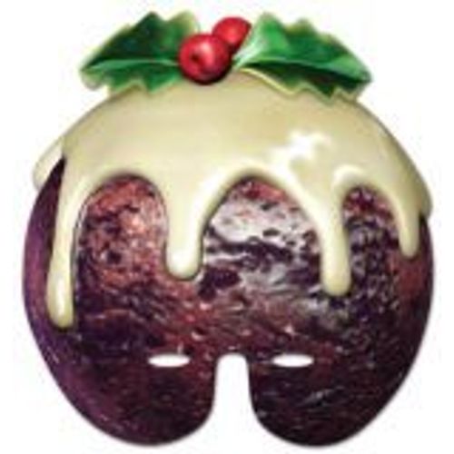 Masque Carton Celebrites  Christmass Pudding