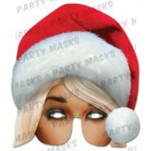 Masque Carton Celebrites  Mere Noel