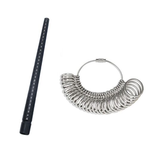 Taille De Bague Professionnelle, Bague, Taille De Bague/Taille De Bague/Mandrin, Bâton De Mesure, Bijoux Pour Femmes Et Hommes