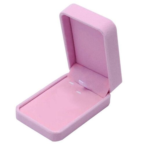 Nouvelle Boîte De Présentation De Bijoux En Velours (E, Rose), Pour Bague, Collier, Bracelet, Cadeau