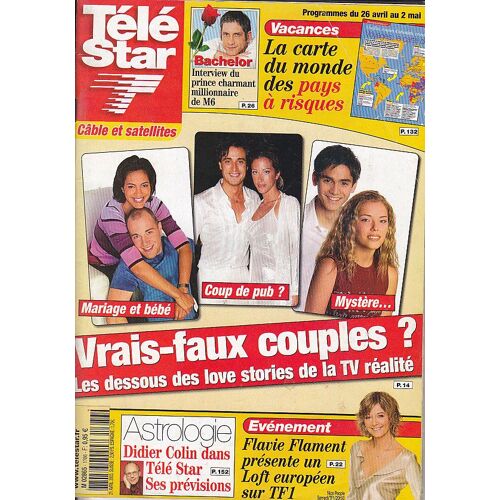 Tele Star Harry Potter 1p/ Sous Le Soleil 1.5p/ Guillaume Depardieu 1p/ Jennifer Garner 1/2p/ Laura Smet 1p/ Le Concorde 1p/ Tony Shalhoub Monk 1p/ Amanda Lear 1p/ Elisha Cuthbert 1p/ Darry Cowl 1p/ Articles Photos Farmer, Dannii Minogue ,  1386