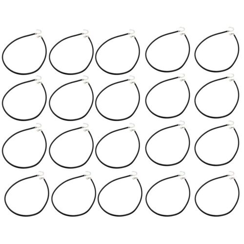 Lot De 20 Pièces Accessoires De Bricolage, Collier, Corde, Bijoux Faits À La Main, Pendentif, Corde En Cuir