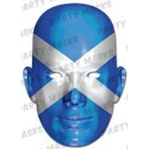 Masque Carton Celebrites  Drapeau Ecossais