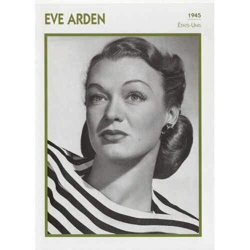 Fiche Portrait De Star Eve Arden