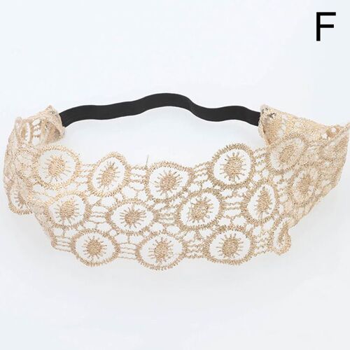 Bandeau En Dentelle Pour Femmes Et Filles, Élastique, Coréen, Fait À La Main, Accessoires Pour Cheveux, Couvre Chef, 7 Motifs