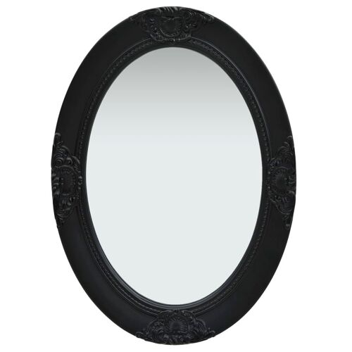 vidaXL Miroir mural style baroque 50x70 cm Noir