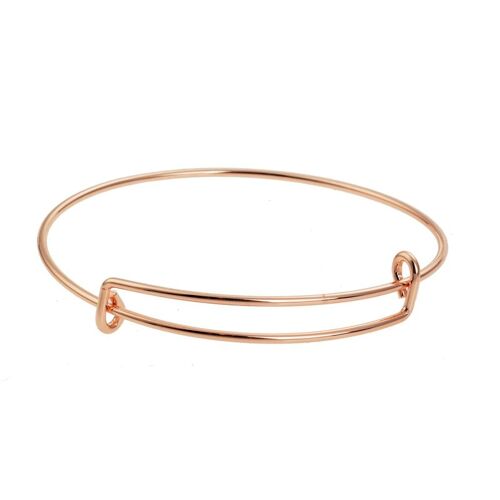 Bracelets En Fil Extensible Réglable En Acier Inoxydable, 50 65mm, Pour Bricolage, Bijoux, Vente En Gros