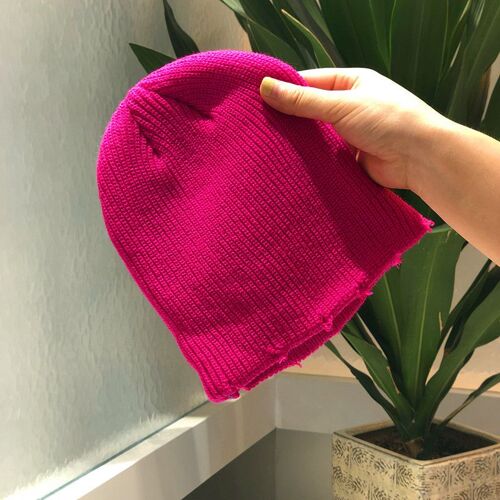 Bonnet Élastique Tricoté En Laine Pour Homme Et Femme, Couvre Chef Unisexe Décontracté, Couleur Unie, Avec Trous, Pour L'automne Et L'hiver