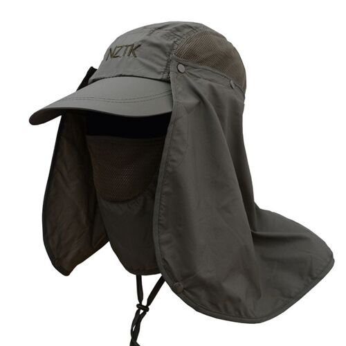 Chapeau À Visière Unisexe Pour Hommes Et Femmes, Casquette De Protection Contre Le Soleil, Protection Contre Les Uv, Couvre Le Cou, Pour Sport De Plein Air, Randonnée, Pêche
