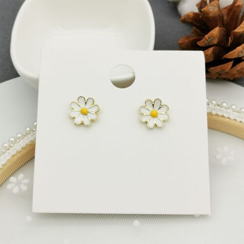 Boucles D'oreilles Marguerite Blanche Coréenne, Nouveau Tempérament, Fleurs, Accessoires De Mode Pour Filles, Fête De Mariage, Bijoux, Cadeau