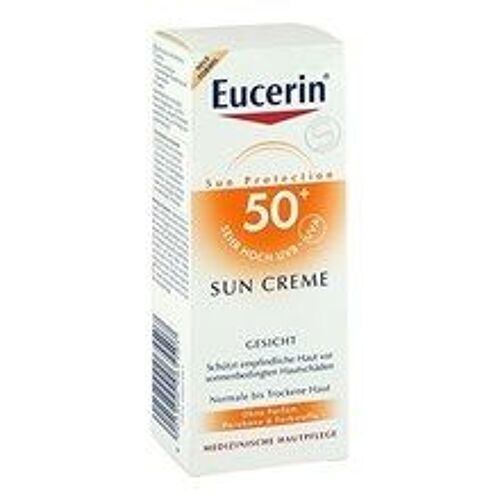 Eucerin - Sun Creme Spf 50 + - Highly Protective Sunscreen On Your Face 50ml 