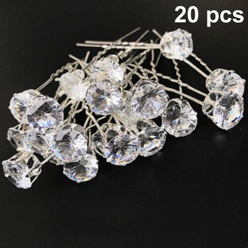 Barrettes À Cheveux De Demoiselle D'honneur, Lot De 20/12/2 Pièces, Accessoires Pour Femmes, Épingles À Cheveux De Mariage En Perles De Cristal, À La Mode 