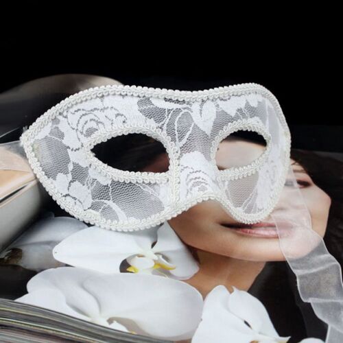 Masque Pour Les Yeux En Dentelle Sexy Pour Femmes, Masques De Fête Pour Halloween, Noël, Noir, Rouge, Blanc, 3 Couleurs