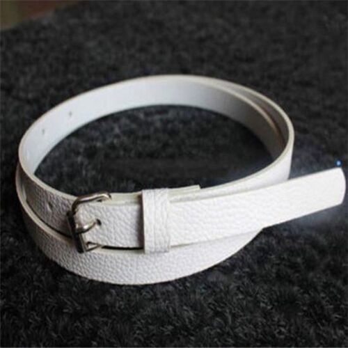 Ceintures De Taille En Cuir Pu Souple | Pour Robe, Pull, Jupe, Couleurs Bonbons, Ceinture Réglable, Ceintures À Boucle En Métal Pour Femmes