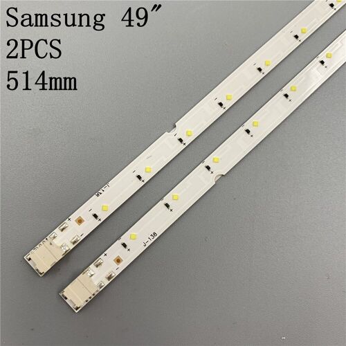 rétro-éclairage Nipseyteko LED Lampe bande Samsung louvre 49 ""Un49k5300 UE49K5100 CY-FK049BNEV3H BN95-03721A V6LF_490DKA_LED31 490SFB 490SFA Nipseyteko