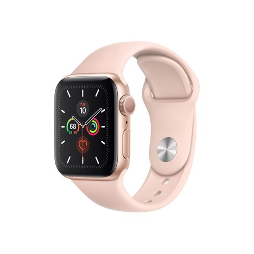 Apple Watch Series 5 (GPS) - Boîtier 40 mm or-aluminium avec bracelet sport rose sable