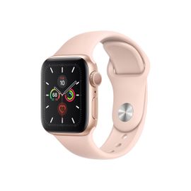 Apple Watch Series 5 (GPS) - Boîtier 40 mm or-aluminium avec bracelet sport rose sable