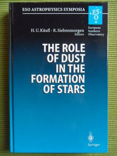 The Role Of Dust In The Formation Of Stars - Proceedings Of The Eso Workshop Held At Garching, Germany, 11-14 September 1995