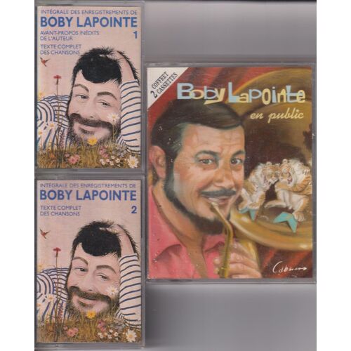 Boby Lapointe Lot De 4 K7 Cassettes Audio Tape