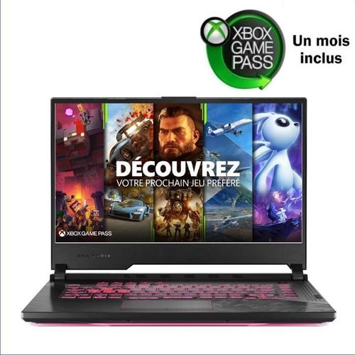 ASUS ROG Strix G15 G512LV-HN237T - Core i7 I7-10870H 16 Go RAM 512 Go SSD Noir